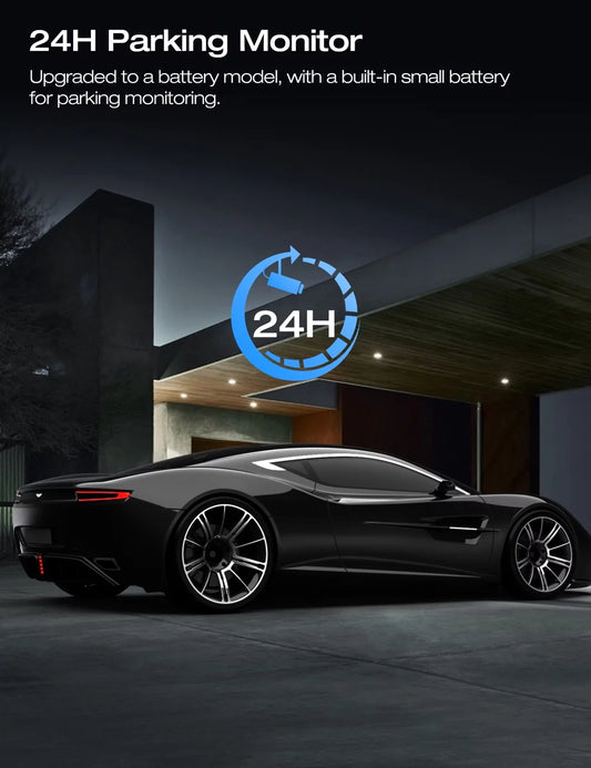 4K Dash Cam for Cars UHD 2160P+1080P Front and Rear Car Camera, 3" Display Dash Camera Parking Mode G-Sensor Support 256GB SD Card