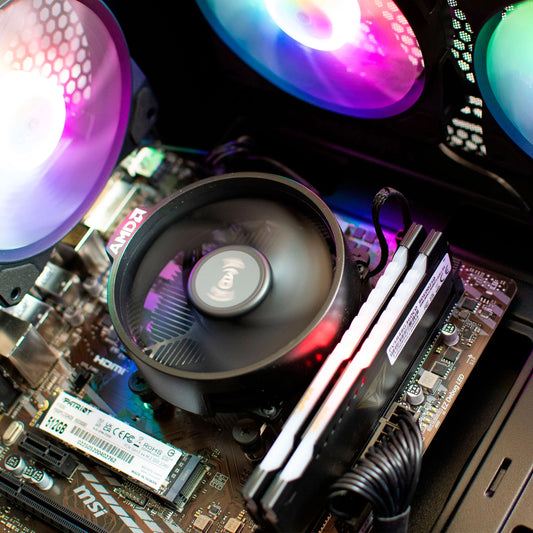 PC - AMD Ryzen 5 5600G, 16 Gb DDR4, 512 Gb M2 Nvme SSD, RGB Fans, W11