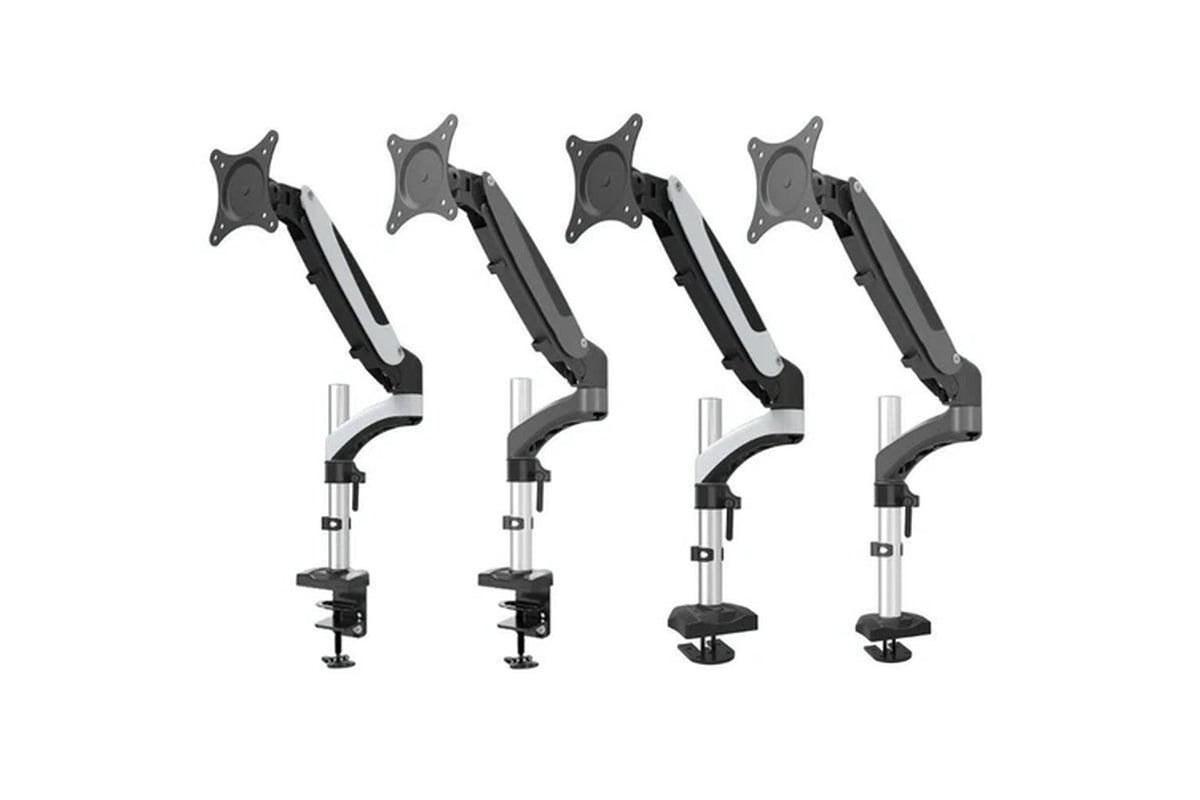 Desktop Monitor Stand Rotating with Pneumatic Hovering Mechanism Monitor Mounts & Stands