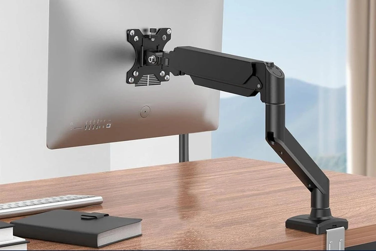 Single Monitor Mount 13 to 32 Inch Gas Spring Monitor Arm VESA Monitor Mount